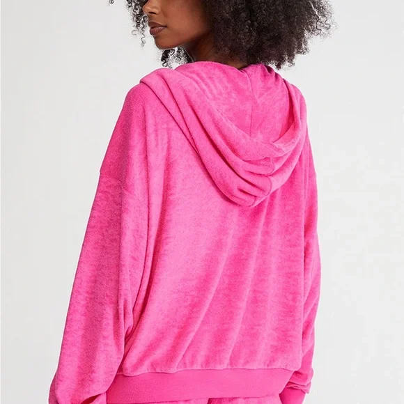 Boys Lie Pink Oversized Crop Sweatshirt & Sweatshort - Picture 5 of 8